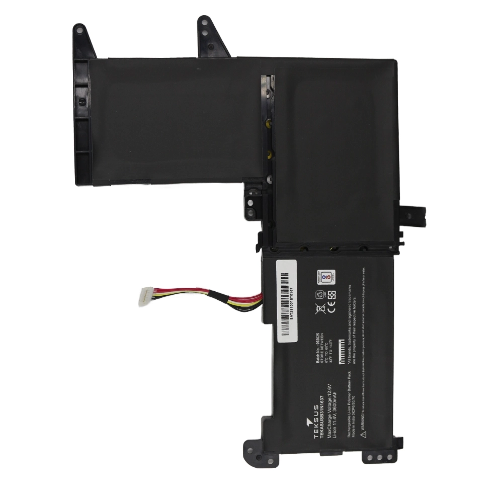 Teksus Laptop Battery Compatible For Asus X510U | B31N1637 view 3